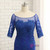 Royal Blue Mermaid Tulle Short Sleeve Mother Of The Bride Dress