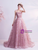 In Stock:Ship in 48 Hours Pink Tulle Sequins Straps Prom Dress