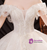 In Stock:Ship in 48 Hours White Tulle Wedding Dress