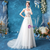 In Stock:Ship in 48 Hours White Straps Appliques Wedding Dress