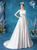 In Stock:Ship in 48 Hours White Satin Wedding Dress