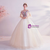In Stock:Ship in 48 Hours Tulle Appliques Long Sleeve Quinceanera Dress