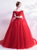 In Stock:Ship in 48 Hours Red Off the Shoulder Quinceanera Dress