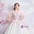 In Stock:Ship in 48 hours Tulle Beading Short Sleeve Quinceanera Dress