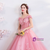 In Stock:Ship in 48 hours Pink Tulle Quinceanera Dress