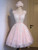 In Stock:Ship in 48 hours Pink Tulle V-neck Dress