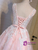 In Stock:Ship in 48 hours Pink Tulle V-neck Dress