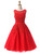In Stock:Ship in 48 hours Red Tulle Appliques Beading Dress