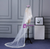 White Tulle Lace Wedding Bride Veil