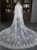 Luxury Tulle Sequins Appliuqes Bride Veil