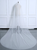 imple Double-layer Tulle Wedding Veil
