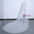 imple Double-layer Tulle Wedding Veil
