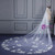 Brides Tail Yarn 3D Flower Veil