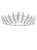 Silver Leaves Shape Alloy Headband Tiara