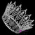 Women Crystal Diamond Bride Crown Leaf Crown