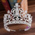 White Crown Tiara Super Crystal Crown