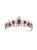 Blue Baroque Queen Blue Golden Crown