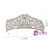 Silver Bride Crystal Crown Luxury Headdress