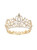 Fashion Gold Round Crown Bride Headdress
