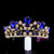 Royal Blue Retro Crown Diamond Golden Crown