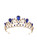 Royal Blue Retro Crown Diamond Golden Crown Royal Blue Retro Crown Diamond Golden Crown
