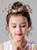 Girls Tiara Princess Pearls Swan Crown