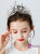 Fashion Girls Princess White Crystal Crown