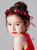 Red Flower Wreath Girls Accessories