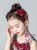 Girls Burgundy Flower Princess Hairpin