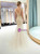 Meramid Tulle Beaidng Cap Sleeve Prom Dress