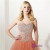 Ball Gown Tulle Strapless Beading Crystal Prom Dress