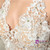 Chiffon Lace Deep V-neck Beading Prom Dress