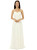 White Chiffon Strapless Pleats Appliques Bridesmaid Dress