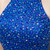 Royal Blue Tow Piece Satin Beading Homecoming Dress