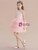 Pink Tulle Lace Flower Girl Dress With Belt