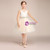 Champagne Tulle Lace Flower Girl Dress With Belt