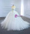 White Tulle Sweetheart Pleats Wedding Dress