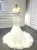 White Mermaid Tulle Appliques Beading Off the Shoulder Wedding Dress