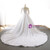 White Tulle Off the Shoulder Long Sleeve Wedding Dress