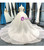 White Bling Bling Sequins V-neck Wedding Dress