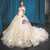 Ivory Tulle Appliques Off the Shoulder Wedding Dress