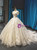 Ivory Tulle Appliques Off the Shoulder Wedding Dress