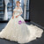 White Bling Bling Sequins Off the Shoulder Wedding Dress