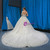 White Sweetheart Tulle Appliques Beading Wedding Dress