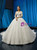 Luxury White Tulle Lace Off the Shoulder Beading Wedding Dress