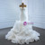 White Satin Organza Sweetheart Wedding Dress