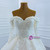 Long Sleeve Lace Tulle Beading Luxury Wedding Dress