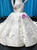 Ivory White Mermaid Satin V-neck Appliques Wedding Dress
