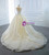 Ivory Tulle Embroidery Pleats Wedding Dress