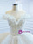 White Ball Gown Tulle Off the Shoulder Appliques Wedding Dress